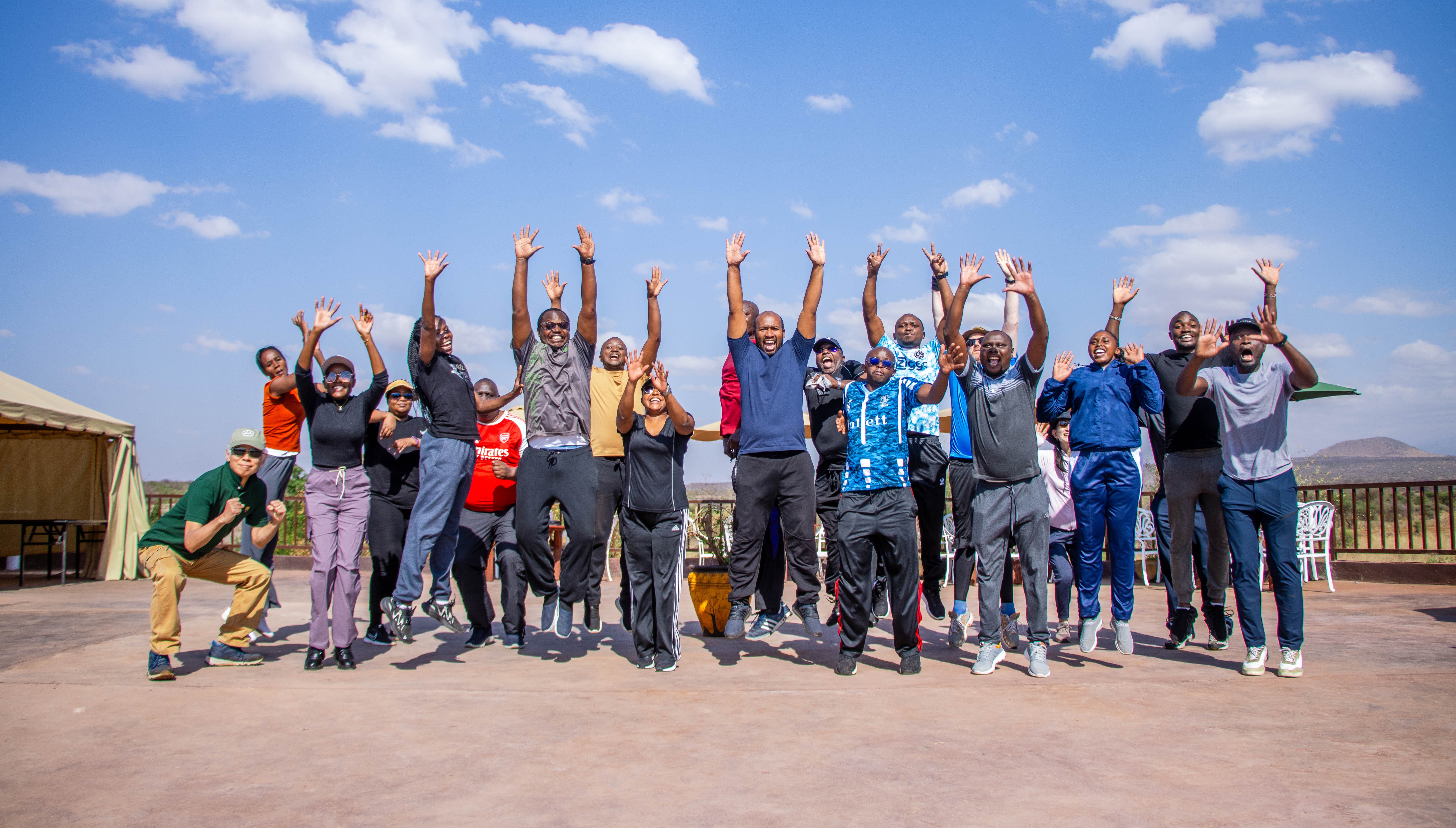  Team building session 